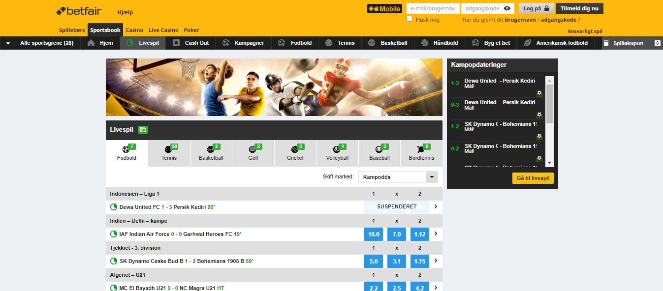 Betfair Bookmaker Live Sport Betting, bettingsider.tv