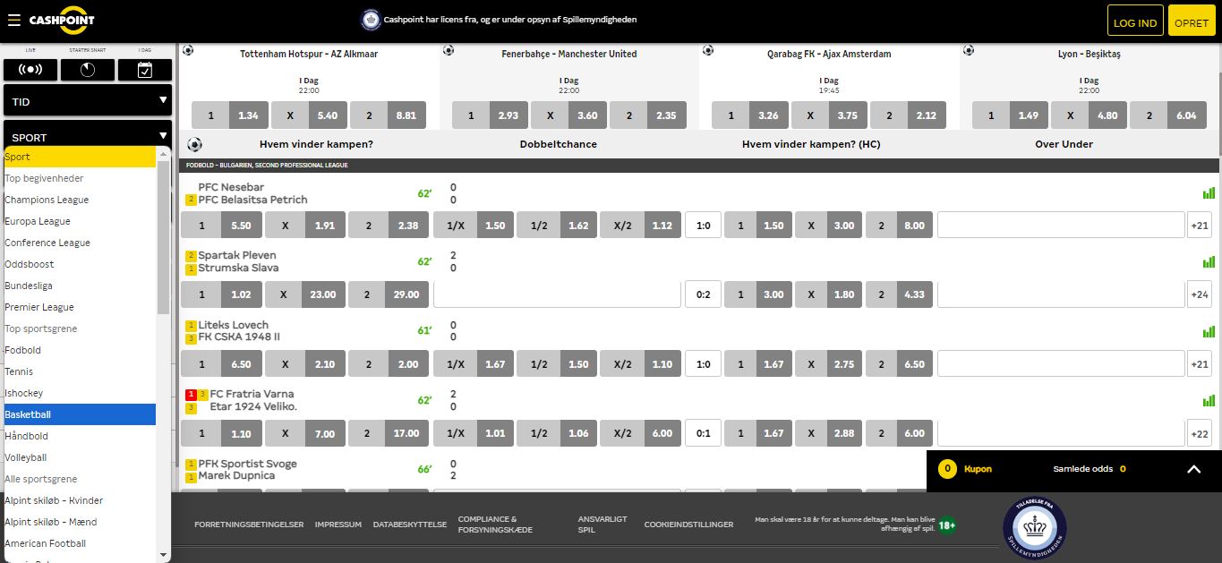 Cashpoint Sport Betting, bettingsider.tv