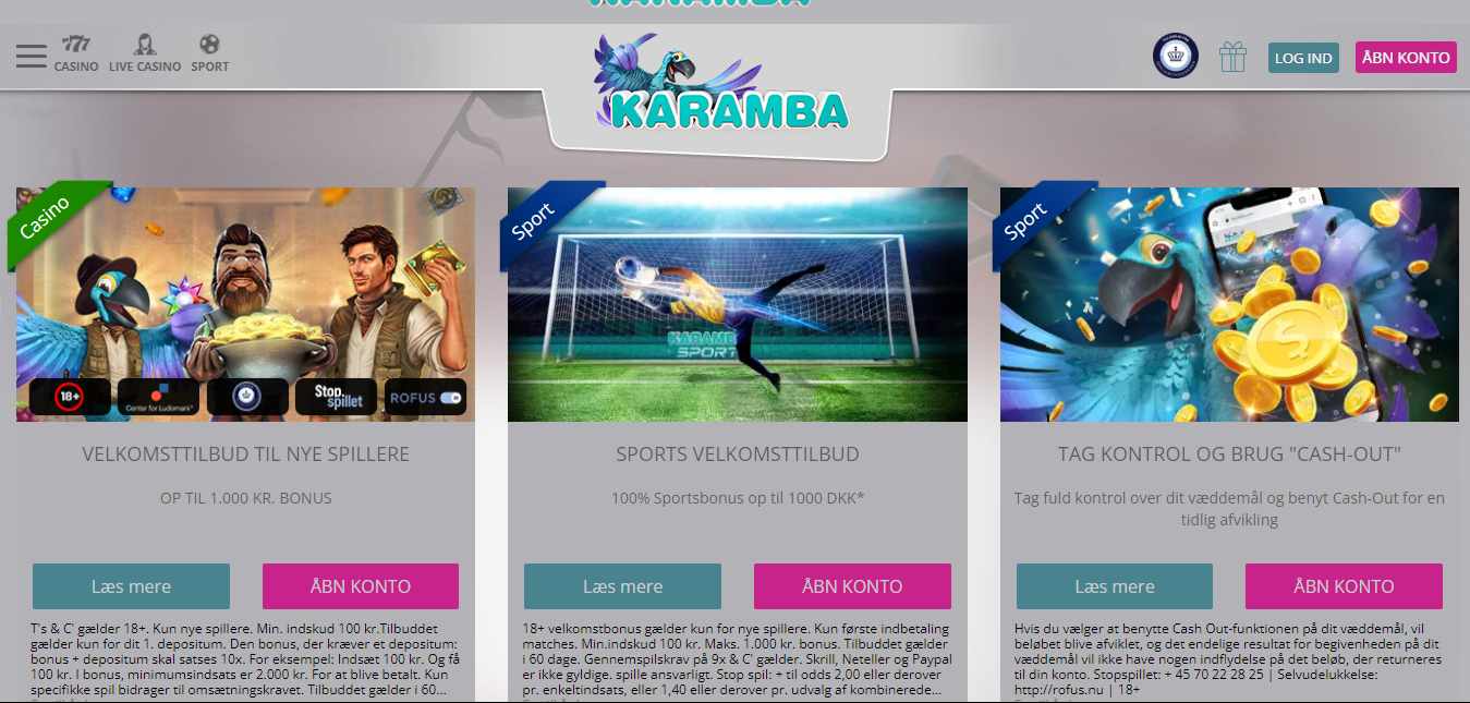 Karamba bonus