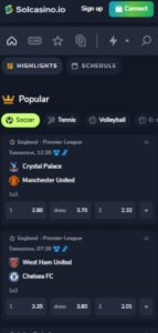 solcasino screenshot bettingsider